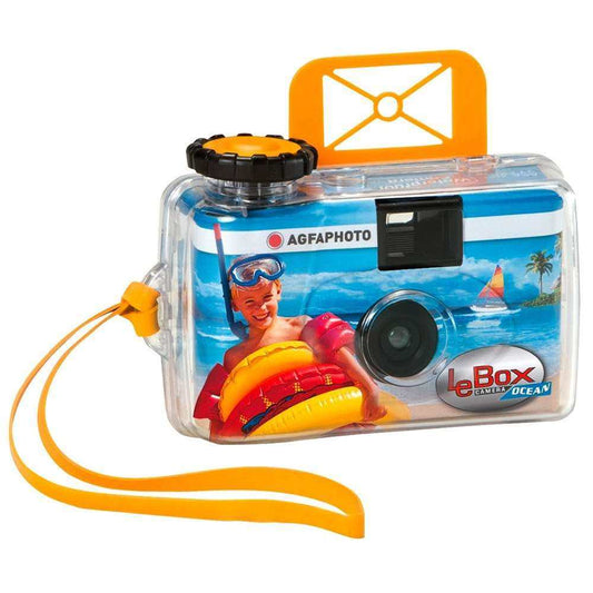 Maquina Fotográfica AGFA DESCARTAVEL LEBOX 400 OCEAN - RMCLICK